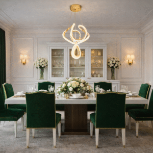 Modern Abstract Ribbon Chandelier Light - LL.D3106 H.G