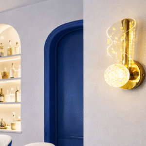 Aura Gold: Contemporary Wall Sconce - LL.D3233 W.F